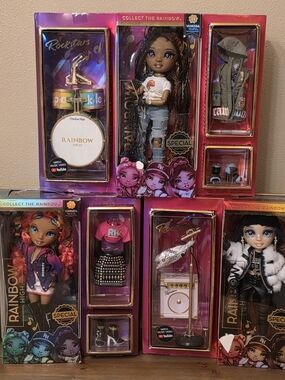 Rainbow High Rockstars Dolls Complete Set